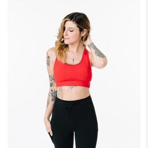 ZYIA active Red Bomber Bra RC